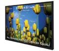 Vutec VuEasy 96" X 54" 16:9 Framed Wall Screen - Dove Gray High-Contrast Fabric - 110" Diagonal